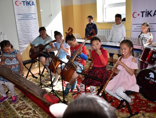 TİKA’dan Moğolistan’da Müzik Eğitimine Destek